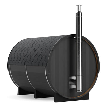 Black Cedar Barrel Sauna