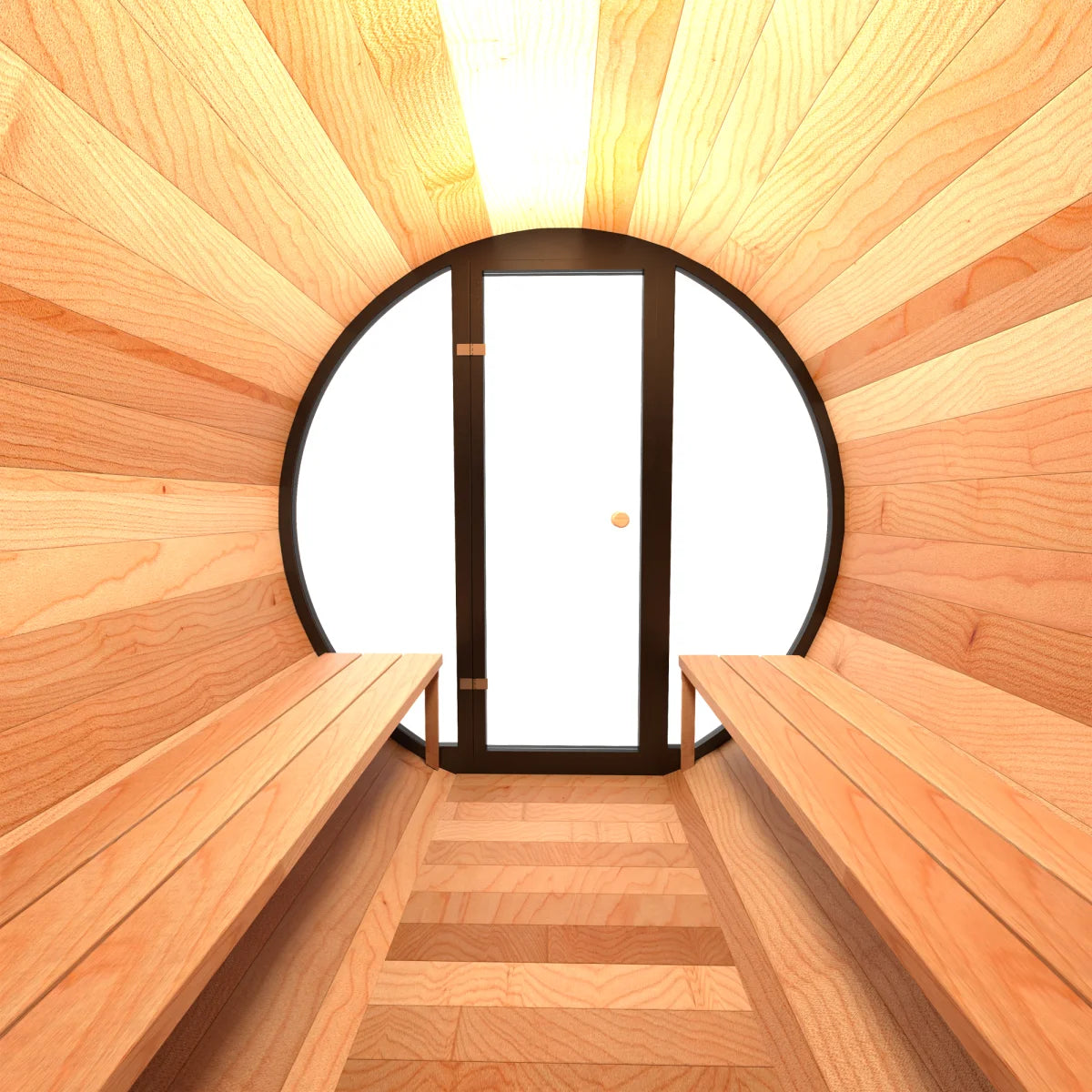 Black Cedar Barrel Sauna